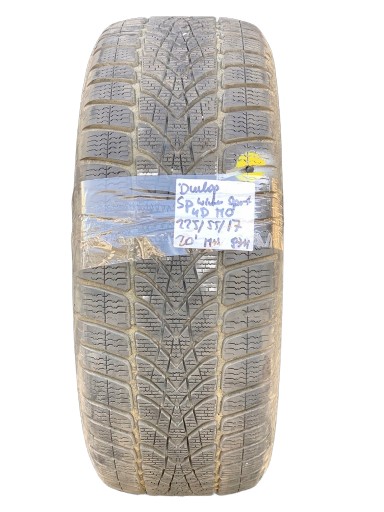 DUNLOP SP WINTER SPORT 4D 225/55R17 2020 РІК 7MM