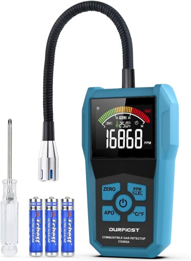 Портативный детектор газа DURFIST, детектор утечек