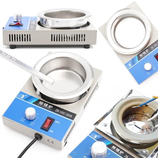 ВЕЛИКА ПАЯЛЬНА БАНЯ ДЛЯ ПАЙКИ 100ММ 380Вт 2,3КГ ДЛЯ ЛУДЖЕННЯ ZB-100C