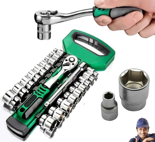 БОЛЬШОЙ НАБОР ИНСТРУМЕНТОВ ДЛЯ МАСТЕРСКИХ ТОРЦЕВЫЕ КЛЮЧИ НАБОР С ТРЕЩОТКОЙ 8-32