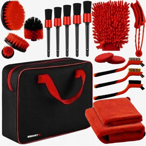 ВЕЛИКИЙ НАБІР ДЕТАЛЕЙ ДЛЯ ЧИЩЕННЯ АВТОМОБІЛЯ ОНОВЛЕНІ ЩІТКИ КОЛОДКИ