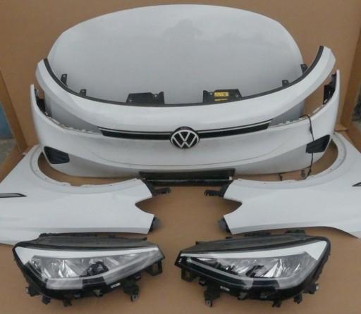 11B941005 11B945006 - DW ID 4 БАМПЕР КАПОТ КРИЛА ПОВНІ СВІТЛОДІОДИ РЕМІНЬ ПЕРЕДНИЙ ICE WHITE