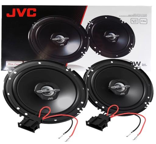 Двухполосные динамики JVC VW PASSAT B6 B7 CC спереди