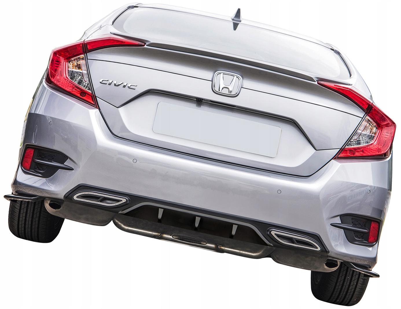 ДИФФУЗОР ЗАДНЕГО БАМПЕРА ДЛЯ HONDA CIVIC X 2017 + 