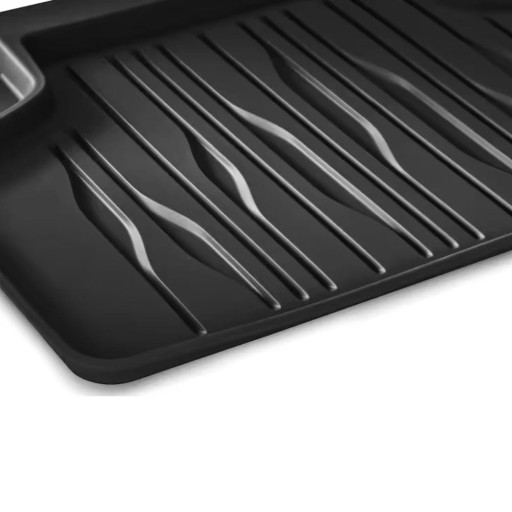 MERCEDES-BENZ EQE V295 КОВРИКИ РЕЗИНОВЫЕ ЗАДНИЕ A2956802303 9051 ЧЕРНЫЕ