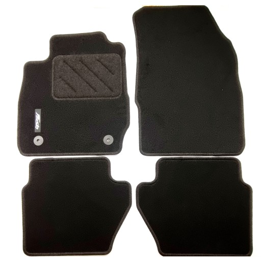 КОМПЛЕКТ ВЕЛЮРОВИХ Килимків ПЕРЕД + ЗАД FIESTA Mk7