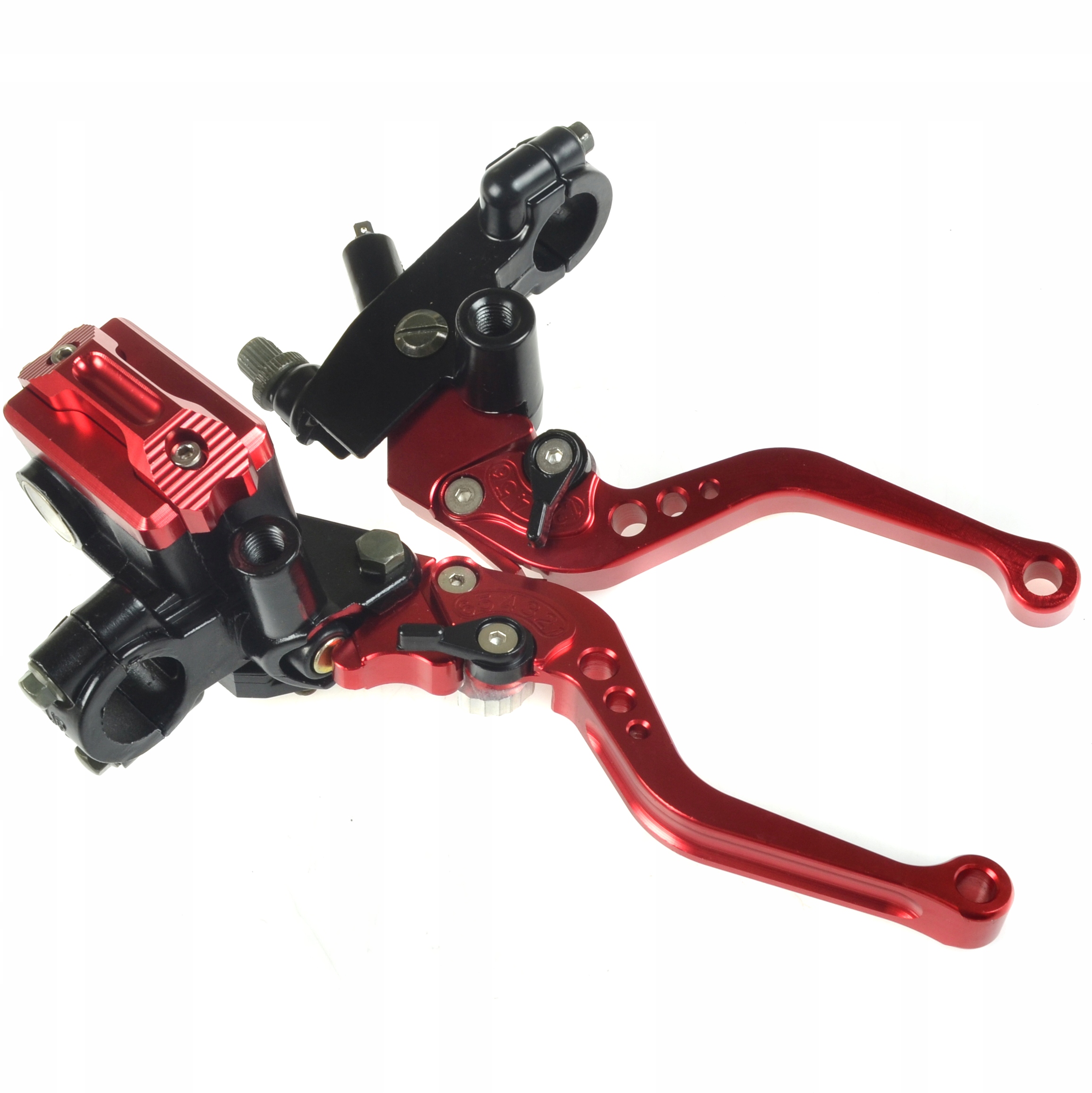 1 - ТОРМОЗНЫЕ РУЧКИ И РЫЧАГИ СЦЕПЛЕНИЯ КРАСНЫЙ НАСОС