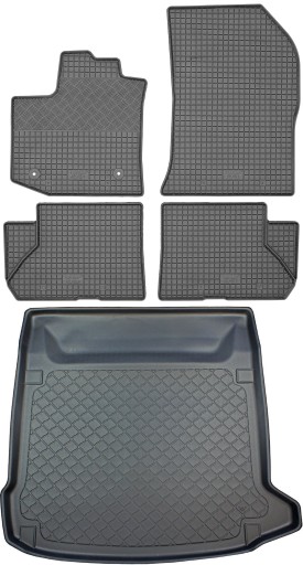 Dacia Lodgy Kombi 5os 2012 - КОМПЛЕКТ - Коврик в багажник + коврик для ног