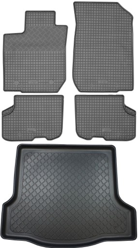 Dacia Logan II SD 4D 2013 - КОМПЛЕКТ - Коврик в багажник + коврик для ног