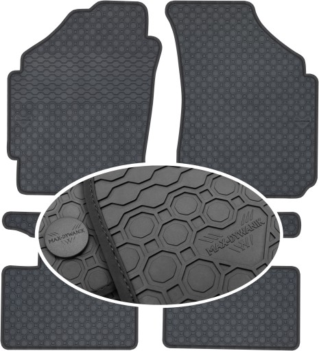 Гумові килимки Daewoo Matiz Hb 1998-2008 PrimeLiner - Чорні