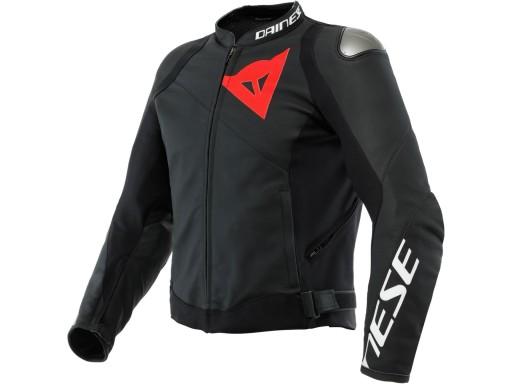 Dainese SPORTIVA Черная кожаная куртка
