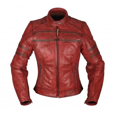 Жіноча шкіряна куртка Modeka Iona Red 42