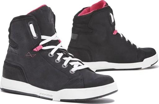 Жіночі мотоциклетні черевики FORMA SWIFT DRY LADY чорно-білі 40 р