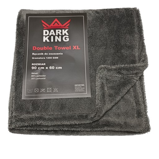 Великий автомобільний рушник Dark King Double Towel XL 1200 г/кв.м