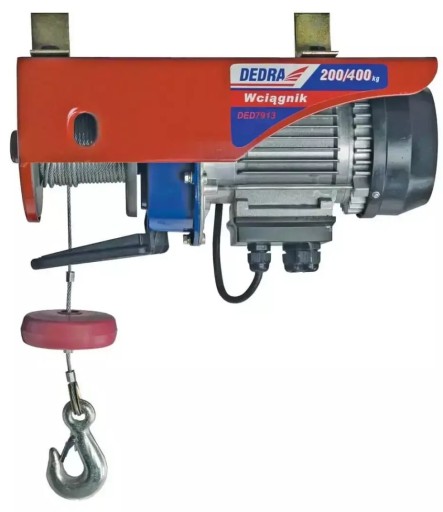 Dedra ded7913 електрична лебідка 200/400 кг