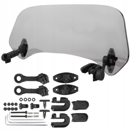 QC16213-02 - Обтічник дефлектора мотоцикла універсальний 28Х17Х7СМ