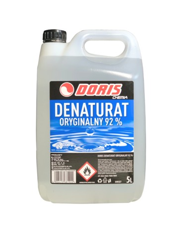 Безбарвний денатурат 92% 5л-палітра 129 шт.