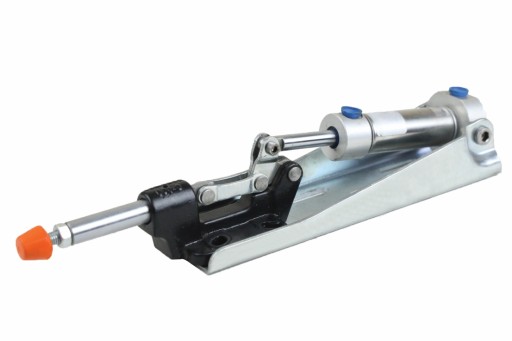 Горизонтальний пневматичний затискач з хвостовиком 641-3-Q12