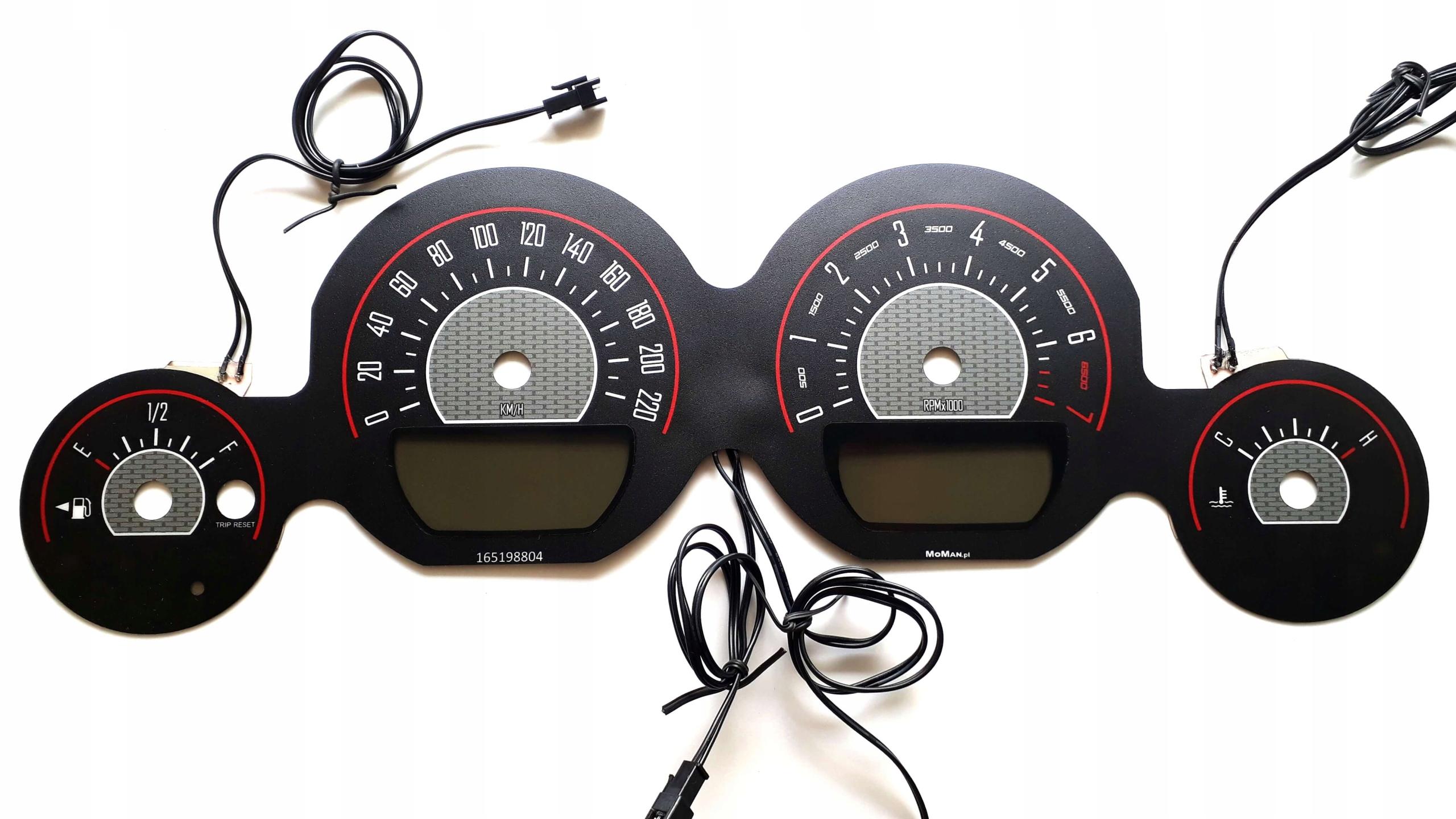 Dodge Challenger 11-14 Indiglo Tacho Dials
