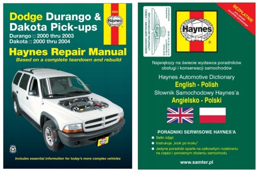 Керівництво по ремонту Dodge Durango & Dakota Pick-up (2000-2004) + БЕЗКОШТОВНО 24 год.