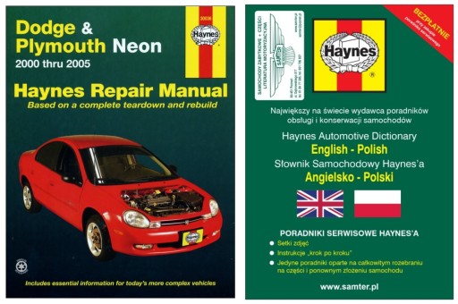 Керівництво по ремонту Dodge Plymouth Neon (2000-2005) Haynes + БЕЗКОШТОВНО 24 години