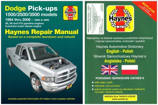 Керівництво по ремонту Dodge Ram 1500 2500 3500 (1994-2008) Haynes + БЕЗКОШТОВНО 24 години