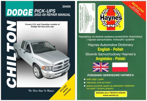 Керівництво по ремонту Dodge Ram 1500 2500 3500 (2002-2008) Chilton + БЕЗКОШТОВНО 24 год.