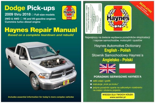 Dodge Ram 1500 2500 3500 4500 5500 2009-18 Haynes