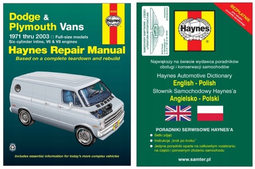 Dodge Ram Van Fargo Tradesman Sportsman PLYMOUTH Voyager Van 1971-2003 24 год.