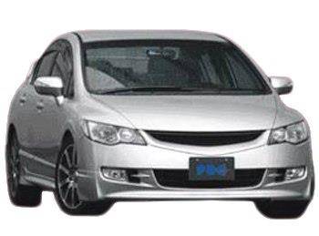 Передняя юбка Honda Civic VIII 06 (PU) TUNING SPORT