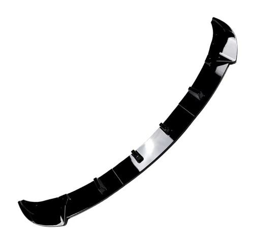 Сплиттер переднего бампера для BMW 5 F10 / F11 до рестайлинга, черный глянцевый