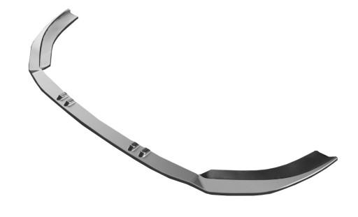 Накладка на передній бампер AUDI A3 (8V) Sportback 2017-2019 чорний глянець