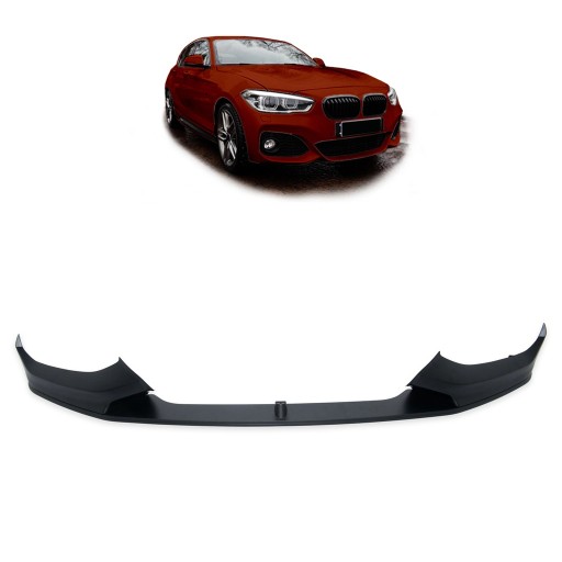 Накладка на передній бампер BMW 1 (F20) Хетчбек 2015 - 2019 тип М пакет