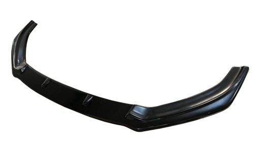 Накладка на передній бампер для AUDI A3 (8V) Sedan 2016-2019, чорний глянець