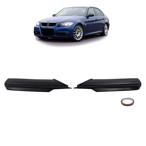 Накладка на передній бампер для BMW 3 (E90) Седан 2005 - 2008 M style пакет