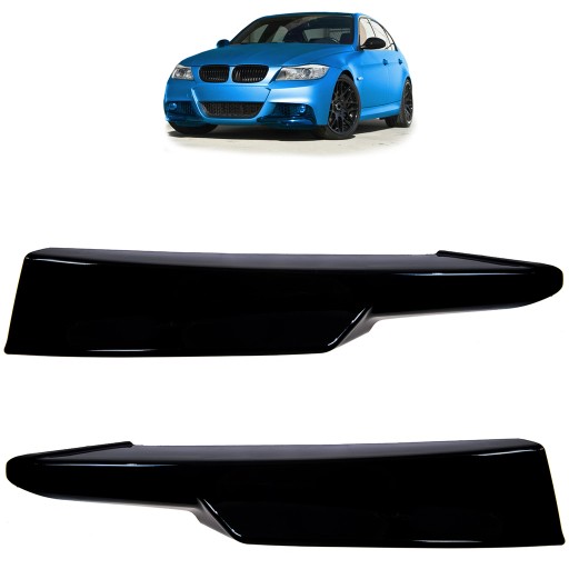 Накладка на передній бампер для BMW 3 (E90) Седан 2008 - 2011 M style пакет