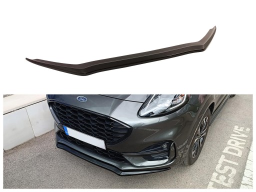 Диффузор на передний бампер хоккейный для FORD PUMA J2K II 2020-