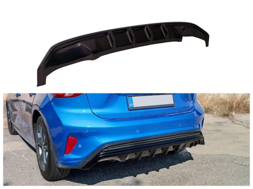 Накладка на задній бампер, дифузор для FORD FOCUS C519 | DEH IV 2018- HB