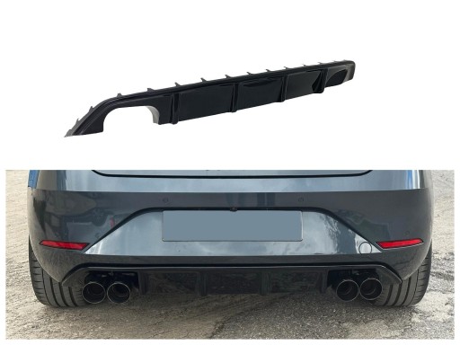 Диффузор заднего бампера для SEAT LEON KL IV 2020 - HATCHBACK