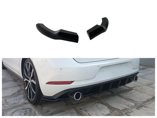 Диффузор заднего бампера для VOLKSWAGEN GOLF AU VII 2017-2019 HB