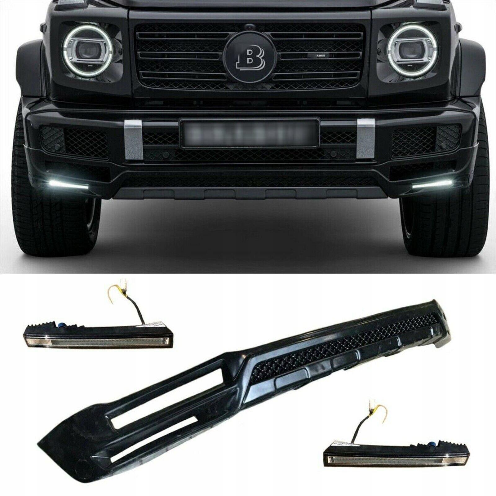 Спойлер бампера Mercedes G-Class W463A led G500