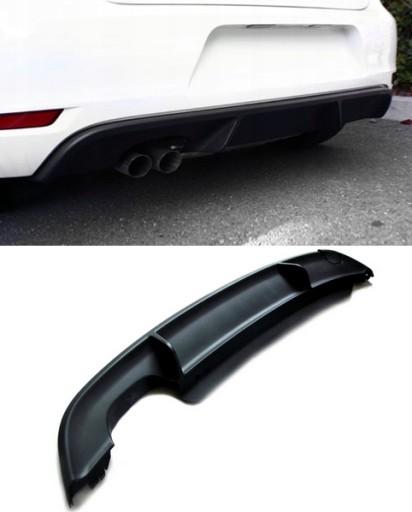 Спойлер бампера VW Golf 6 как GTI RLine диффузор