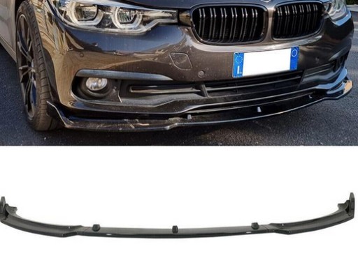 Губка переднего бампера для BMW F30 F31 2013-2019 SPLITTER GLOSS BLACK