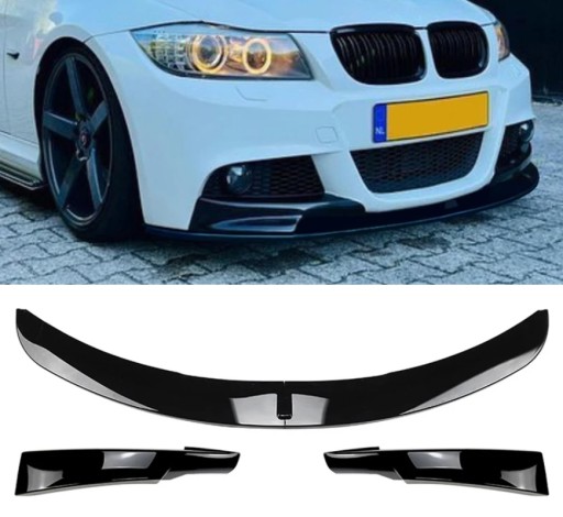 Губка переднего бампера ЧЕРНАЯ для BMW E90 E91 LCI 2009-2012 M ПАКЕТ