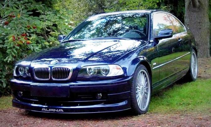 Спойлер переднього бампера bmw E46 купе alpina