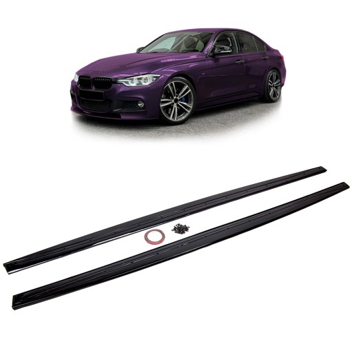 Боковые юбки для BMW 3 (F30, F80) Седан 2011 - 2018 M style пакет