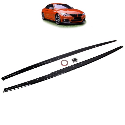 Боковые юбки для BMW 4 (F33, F83) Cabriolet 2013 — пакет M style