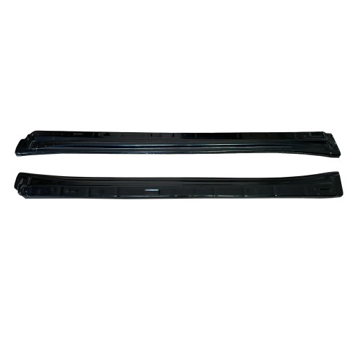 Боковые пороги для VW TIGUAN (AD1, AX1) 2020 - черный глянец