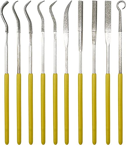 Donau Elektronik M52 10 шт., набір алмазних нарізних файлів, різнокольоровий