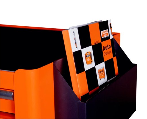 Дополнительный контейнер для хранения документов/книг для инструментальных тележек